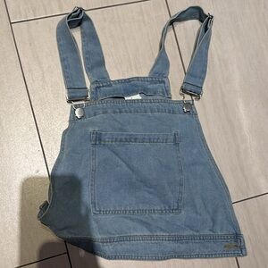 Jean overall crop top